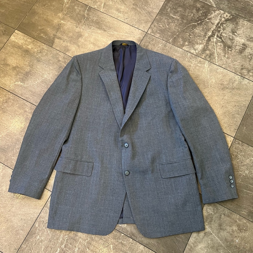Gregory Park Classic Gray Men's Blazer 48L like new